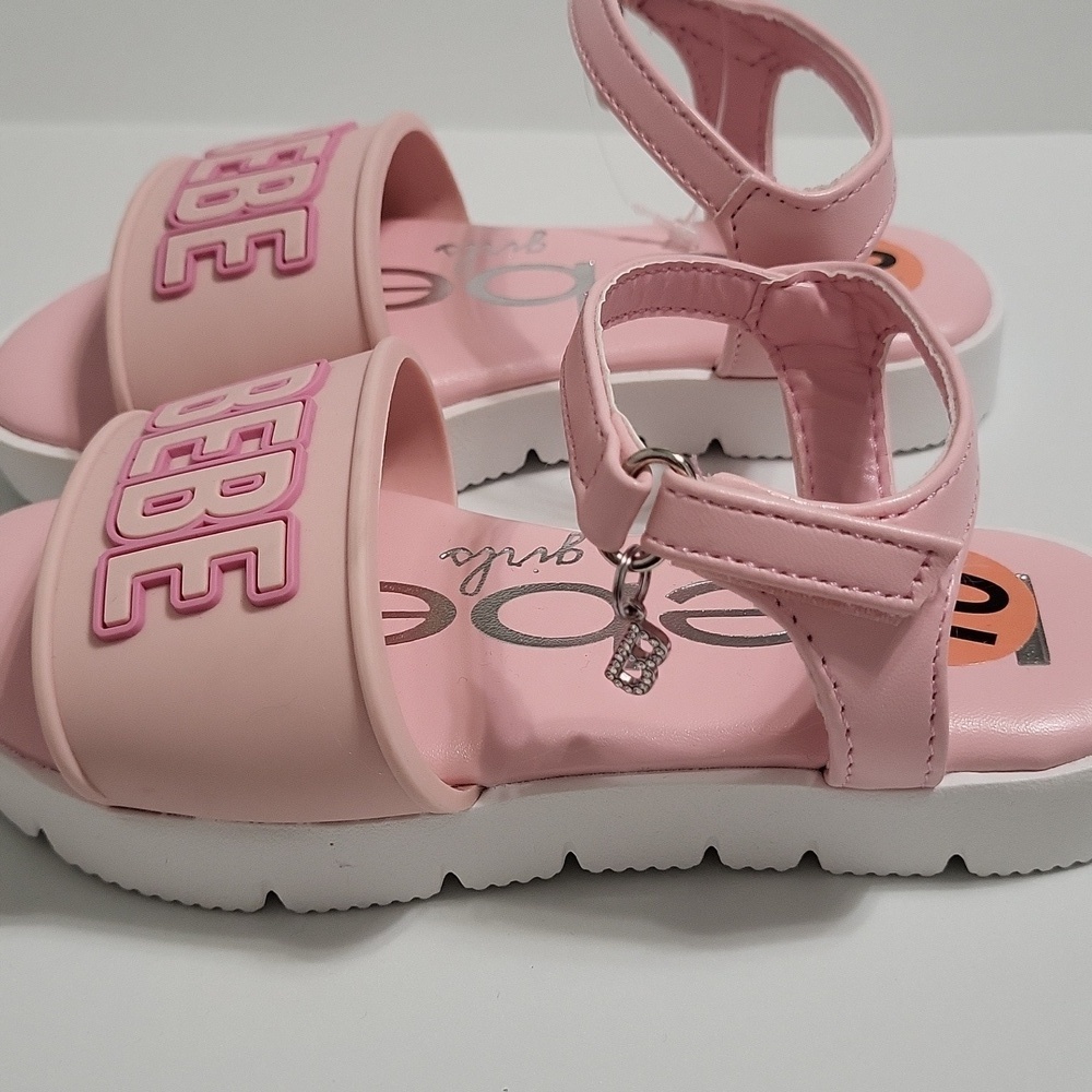NWOT Bebe Kids Light Pink Sandals - Picture 6 of 9